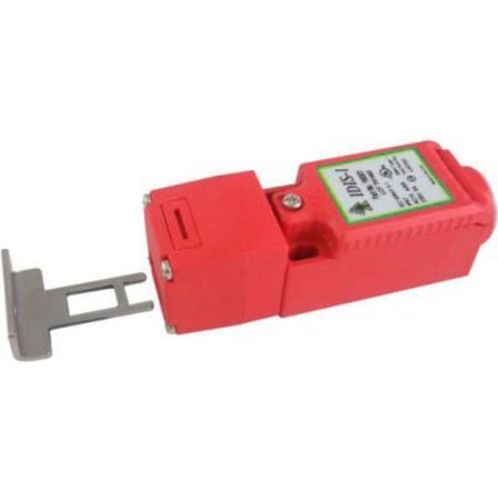 IDEM SAFETY SWITCHES USA IDEM IDIS-1 Tongue Interlock Switch-Flat Act, 1NC 1NO, 1/2NPT, PE 190059F